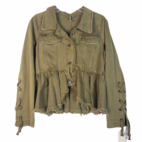 FREE PEOPLE Willow denim jacket NWT - Picture 2 of 6